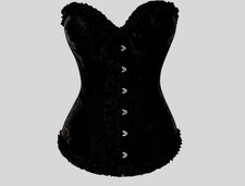 Black Satin Corset