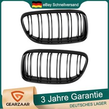 Kühlergrill Nieren Grill passt für BMW 3er Touring E91 LCI 08-12 Paar Schwarz