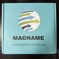 MAONAME Black Plates Set of 6 Plate Chargers for Dinner Plates NEW Factory Seal
