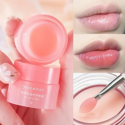 Cherry Bliss Moisturizing Night Lip Mask Repairs Dry Lips