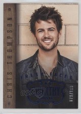 2014 Panini Country Music Fresh Faces Blue 79/199 Chris Thompson #12 4r3