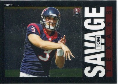 Topps Chrome Football 2014 1985 Set #1 Tom Savage - Houston Texans