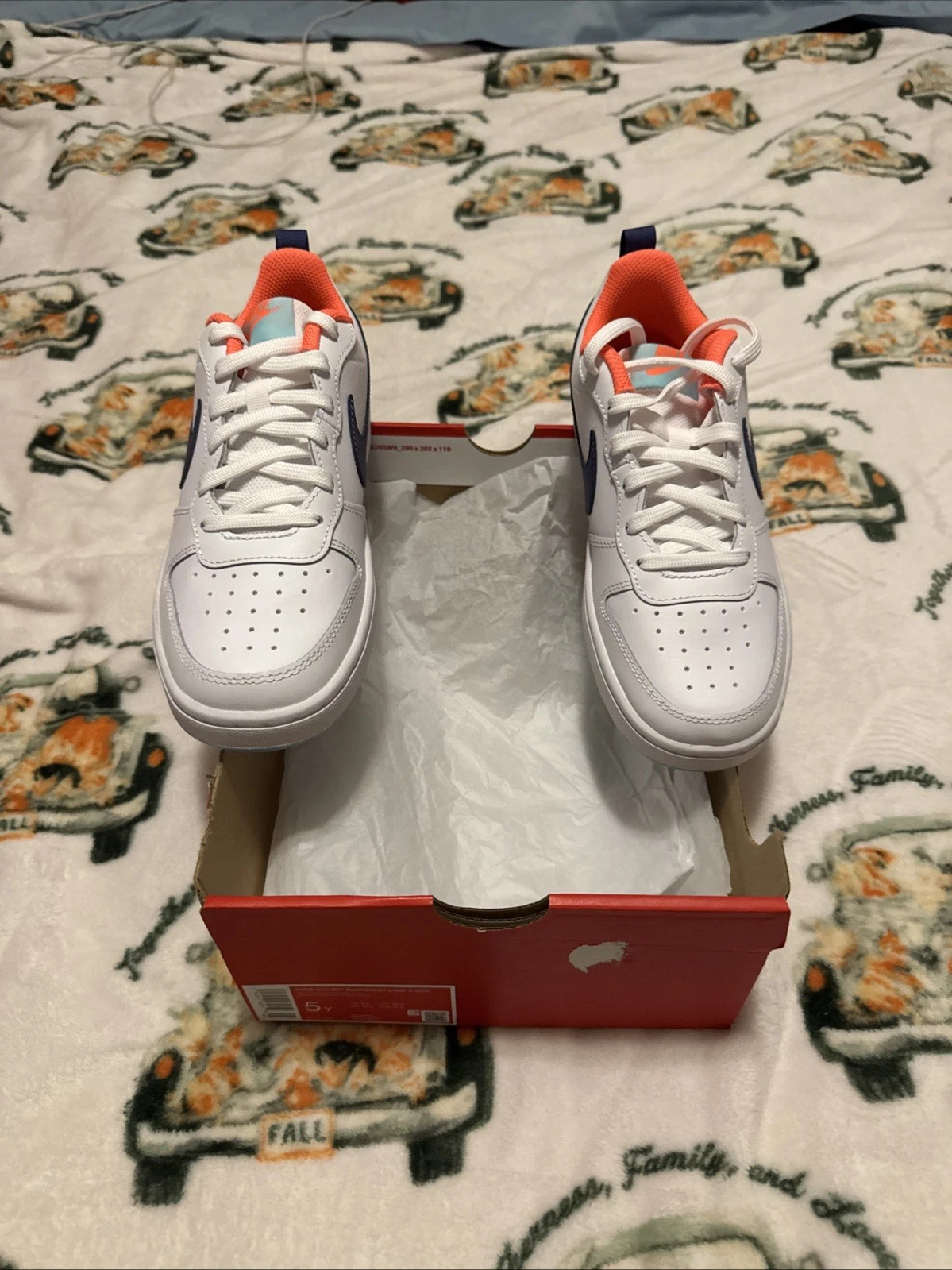 Nike Court Borough Low 2 nuove con scatola risparmia 3 5 anni 5 anni 6 5 anni