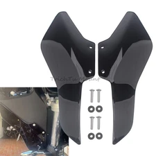 2PCS Black Side Spoilers Wind Deflector Windshield For BMW R18 B Bagger 2021-24