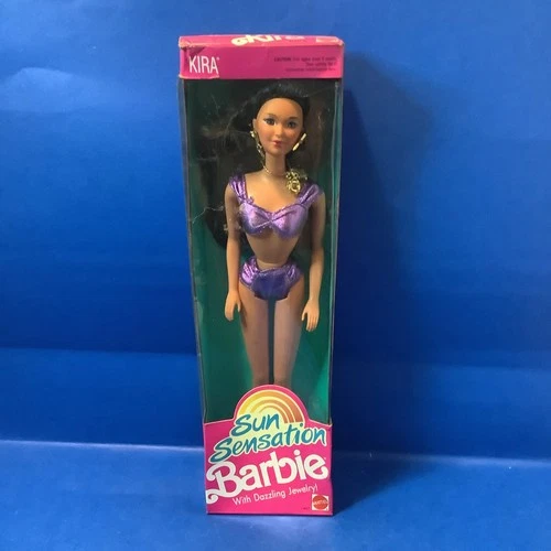 Vtg 1991 Mattel Barbie KIRA Sun Sensation Doll Set in BOX New NIB *Near Mint Box
