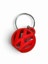 Red Vw Volkswagen Logo Keychain Car Key Ring Key Fob Automotive Accessory Gift