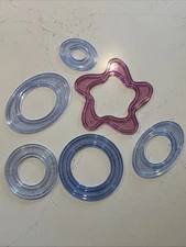 Creative Memories Custom Cutting System Templates 6pc - Circles, Ovals, Star