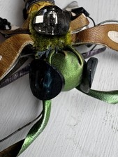 Miu Miu Dragonfly Accessories Brooch Green x yellow