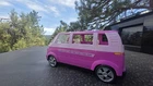 VW 2002 Mattel BARBIE Pink Volkswagen Microbus Van SUV Vintage RARE