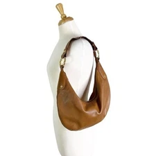 Great American Leatherworks Hobo Leather Bag British Tan Retail $150