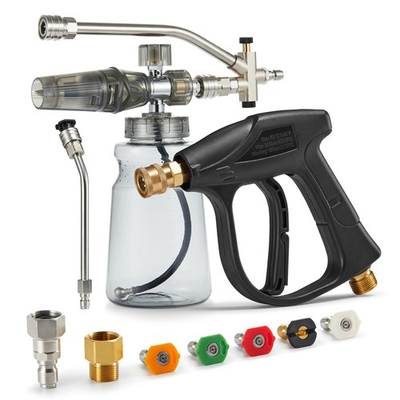 #ad Foam Cannon For Pressure Washer With Dual Connector Car Wash Foam Accessory... $82.99