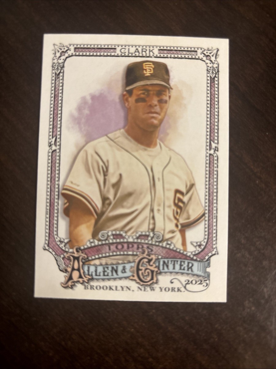 MLB ジーター　直筆サイン　ALLEN & GINTER 2025 Topps Allen & Ginter Baseball #157 Will Clark – San Francisco