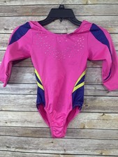 Freestyle Danskin Leotard Active Athletic Gymnastics Dance Girl Size 7/8