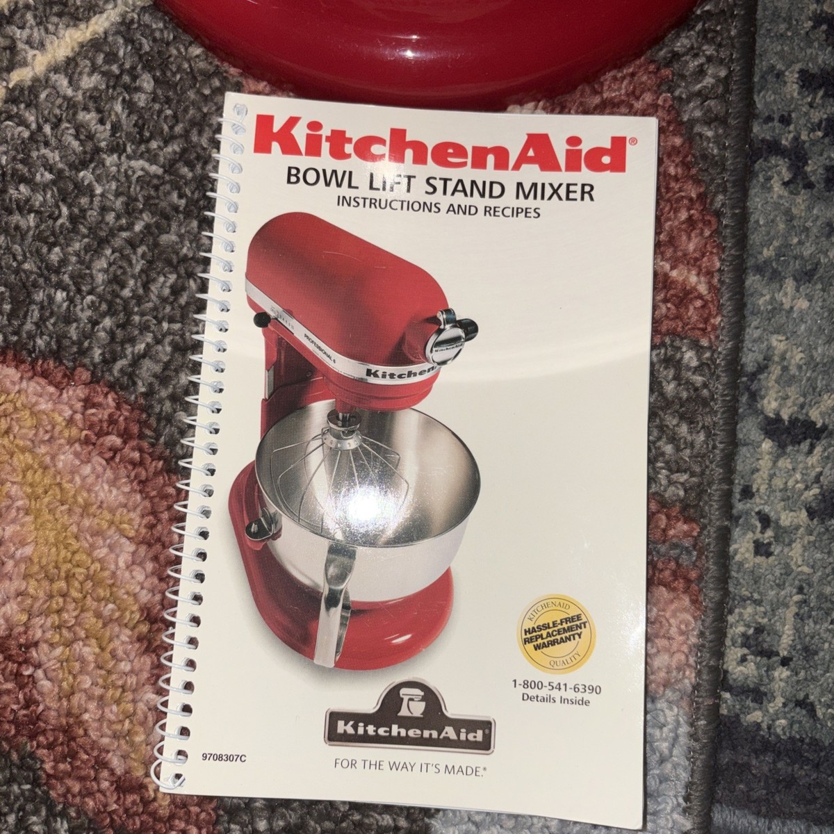 KitchenAid Pro 600 Professional Series Red 6 Qt Bowl-Lift Mixer
