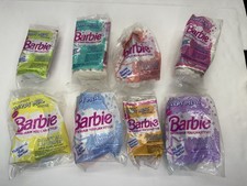 1992 McDonald's Happy Meal Barbie w/Hair You Can Style Complete Set of 8 Sealed