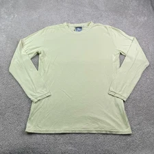 Jungmaven Shirt Mens Large Green Hemp Organic Cotton Crewneck Long Sleeve