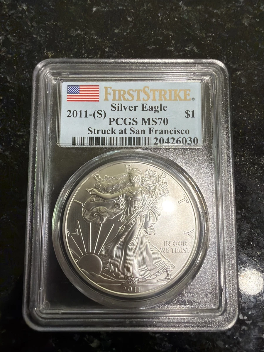 2011年アメリカンイーグル First Strike PCGS MS70 PCGS Certified MS 70 Graded 2011 Silver Bullion Coins for sale | eBay