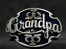 Siskiyou Buckle Co. Grandpa Belt Buckle 1988 Sentimental Message on the Back