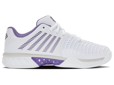 K-Swiss Express Light 3 Damen Tennisschuhe - White/Purple Haze