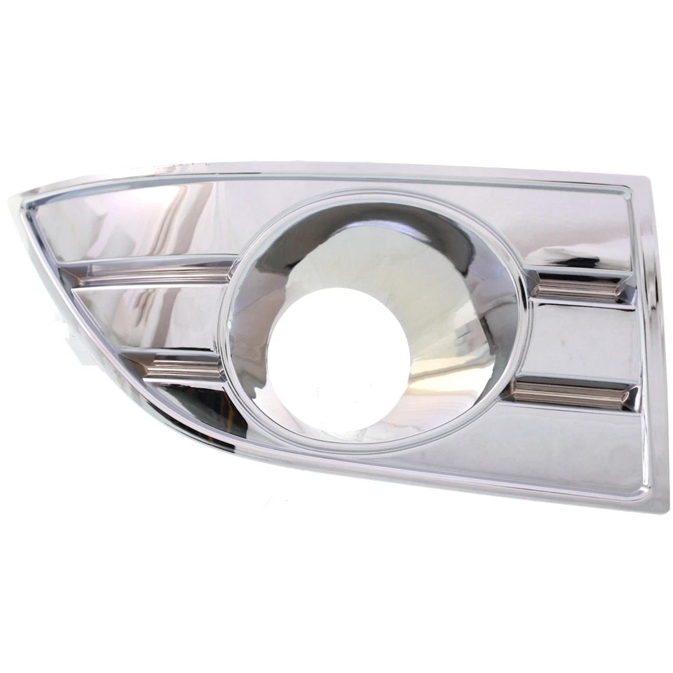Fog Light Trim Set For 2008-2009 Ford Taurus Left and Right Chrome Plastic 2Pc - Image 3 of 4