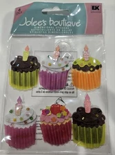 Jolee's Boutique cupcakes Sticker Scrapbooking