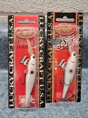 2 LUCKY CRAFT Pointer 78DD OGs 3/8oz 78mm Luckycraft Suspending Jerkbait Rare!