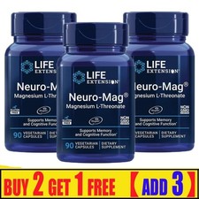 Life Extension Neuro-Mag Magnesium L-Threonate 144 mg 90 Veg Caps 2026-DE~