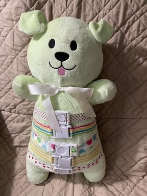 Buckley Boo Plush Puppy Did 18  Developments Therapy Toy 5 Bucklers Lime- Green 