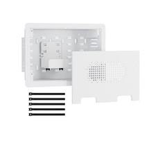 ynVISION 9" Recessed In-Wall TV Media Box | Flush to wall Enclosure W/ Shelf