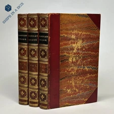 1846 3 Vol "Handley Cross; or, The Spa Hunt" Robert Smith Surtees (Half Leather)