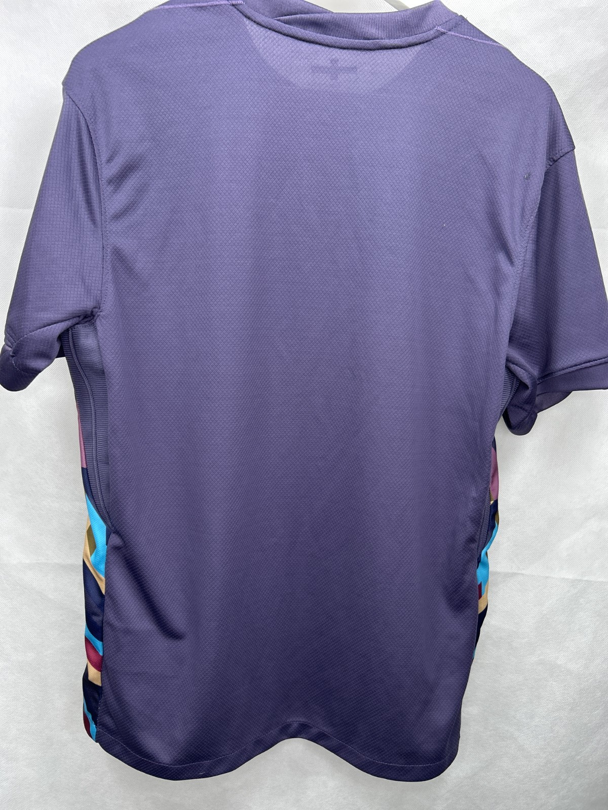 England Football Shirt Mens Large Purple Nike 2024 Away Jersey Dri Fit thumbnail 2