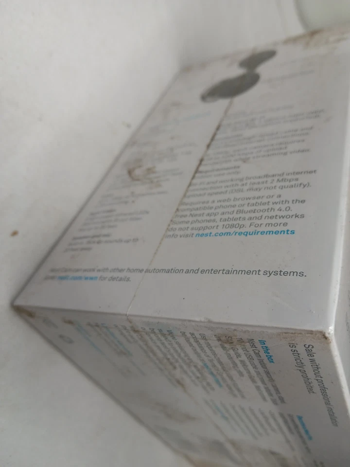 Google Nest Cam (NC1103us) Pro version Indoor Security Camera Black - Image 3 of 3