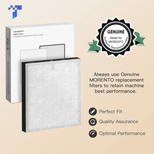 Morento HY4866 Genuine Air Purifer Replacement Filter High-Efficiency 2pc - Picture 3 of 11