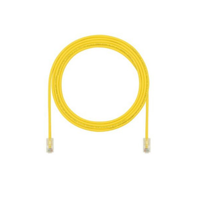 3 ft Panduit UTP28CH3YL 28 AWG Copper Cat 5e U/UTP Patch Cord Yellow