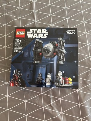 LEGO Star Wars Tie Fighter mit Imperialem Hangargestell Todesstern 40771 NEU