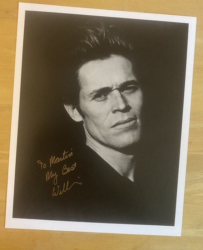 WILLEM DAFOE HAND SIGNED AUTOGRAPH PHOTO 8 X 10 WITH COA ACTOR