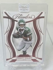 GARRETT WILSON - 2025 Panini Flawless ENCASED - Ruby Gem - Sp - #09/25 - NY Jets
