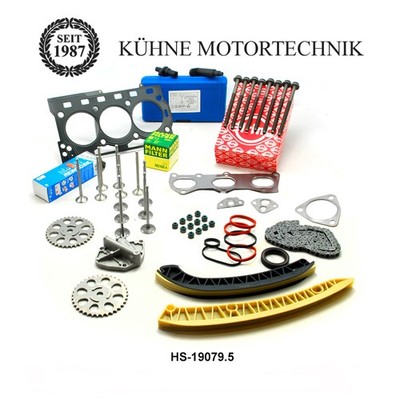 HS-19079.5 Zylinderkopfdichtung Satz + Steuerkette für VW Seat 1,2 12V AZQ BZG