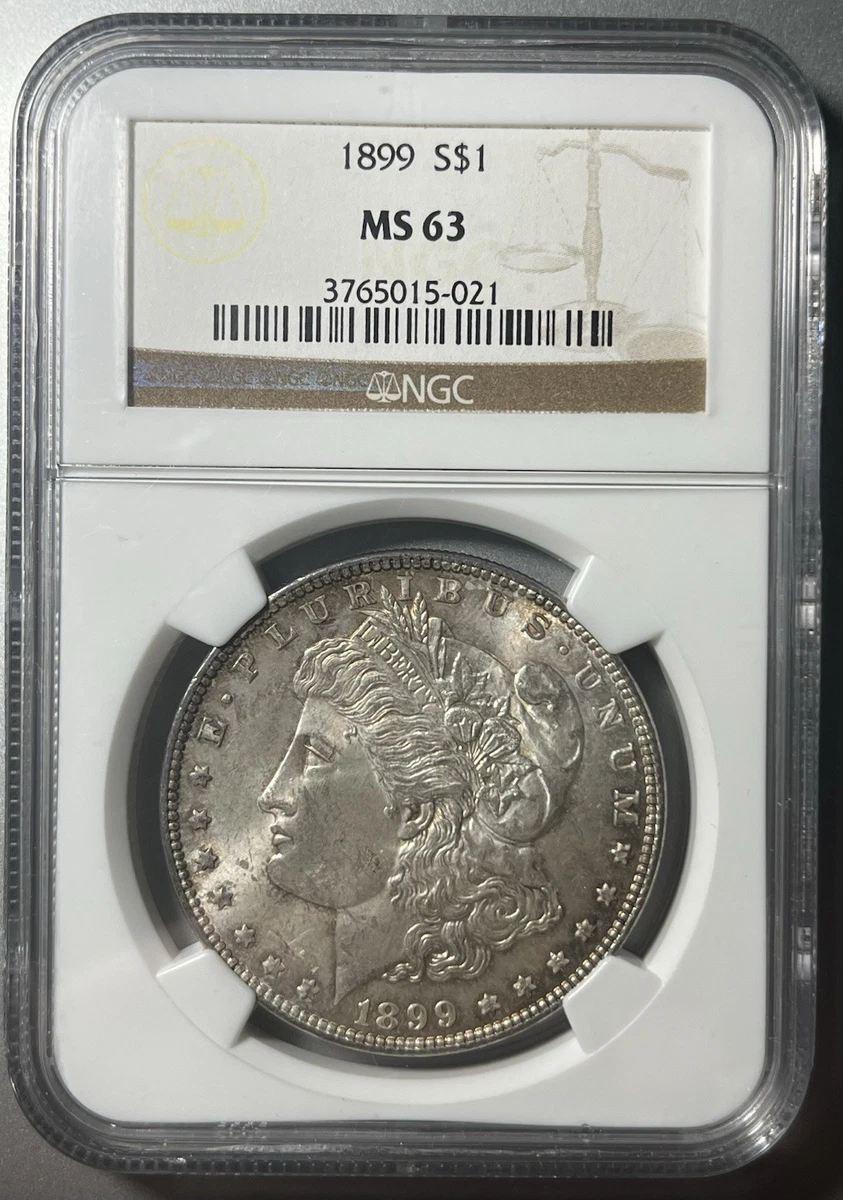 MS 63 Graded 1899 Year Morgan US Dollars (1878-1921) for sale | eBay