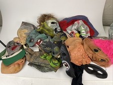 HUGE vintage 90s 90s Halloween Mask Lot Some Very Rare. Smelly From Old Latex