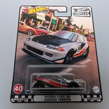 Hot Wheels Premium Honda Civic Eg Custom Version Boulevard 40 Real Riders 
