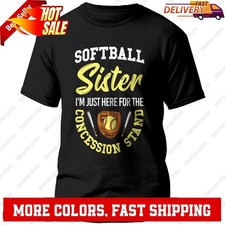 Funny Softball Softball Player Gifts - Softball Sister T-Shirt, Gift For Women