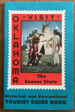Unique Visit Oklahoma Historical & Recreational Tourist Guide Book