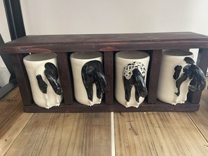 Happy Valley Studio Pottery Horse Butt Coffee Mugs With Stable USA