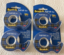 Scotch Wall Safe Tape 2 Rolls 34In X 600In Removable No Residue Dispenser 2