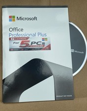 5 PC s Microsoft Office Pro Plus 2021 Retail Lifetime Disc Lifetime 5 Users