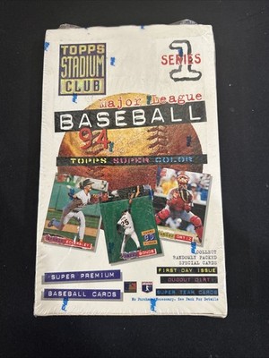 1994 Topps Stadium Club Baseball Series 1 Factory Sealed Hobby Box 24 Packs