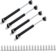 4 PCS 6 Inch 50N 11lb Gas Strut Lift Support Cabinet Lid Stay Black