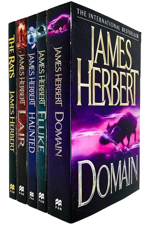 Pan Macmillan James Herbert 5 Books Collection Set - Rats, Lair, Domain, Fluke, Haunted - Horror Fiction Paperback - Brand New Uk Edition - Image 3