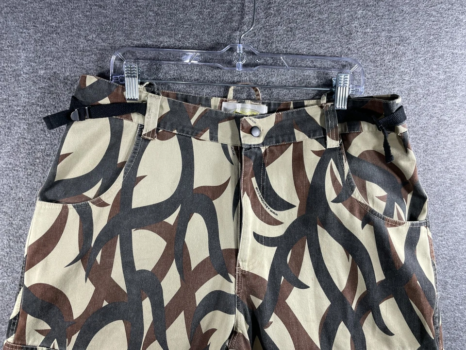 Vintage ASAT Pants Mens Large Regular Camo Trophy Hunter Tribal Faded 90s - Image 2 of 4